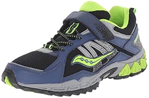 Saucony Boys Excursion Alt Closure Sneaker (Little Kid), Navy/Black, 1 M US Little Kid