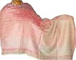Wrap in Blend Silk with Wool Thread Flower Embroidery India 72 x 27 inches (jwstl304)