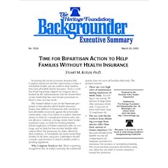 Time for Bipartisan Action to Help Families Without Health Insurance