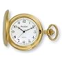 Avalon Gold-tone Covered Pocket Watch with Chain, # 1147