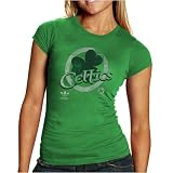 Boston Celtic T Shirt : adidas Boston Celtic Ladies Kelly Green 2010 St. Patrick's Day Premium T Shirt