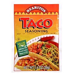 Bearitos Taco Seasoning, 1.4-Ounce Units (Pack of 12)