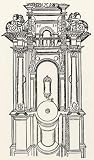 Master HG (Vertical washstands with a superstructure) Art Poster Print - 13" X 19"
