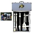 Colorado Golden Buffaloes 8pc. BBQ Set w/Case - NCAA College Athletics Fan Shop Accessories