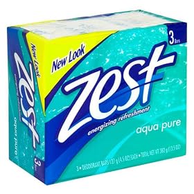 Zest Bar Soap, Aqua Pure, Energy Enhanced Scent, 4.5 oz - 3 pack