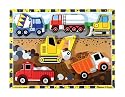 Melissa & Doug Construction Wooden Chunky Puzzle