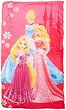 Disney Princess Tiara and Jewels 30" x  54" Slumber-Bag with Bonus Carrying Bag