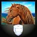 Horse Profile Decorative Night Light