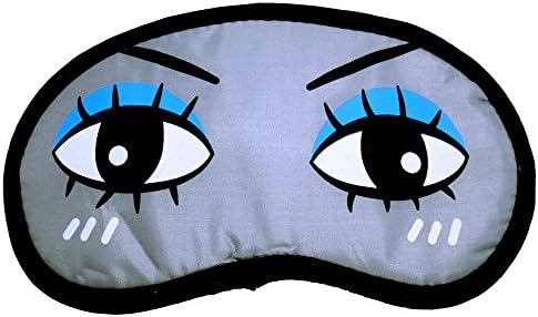 Funny Eye Cover Features a Print Cartoon Design with Funny Facial Expression