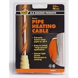 Buy M-D Building Products 64444 30-Foot Pipe Heating Cable with Thermostat by M-D Building Products