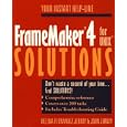 FrameMaker(r) 4 for UNIX(r) Solutions by Helena Fernandez Jerney and John Jerney