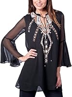 PEACE&LOVE BY CALAO Blusa (Negro)