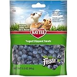 Kaytee Pet Products SKT100502787 Fiesta Yogurt Dipped Small Animal Treat, 3.5-Ounce, Blueberry Flavor