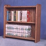 Wood Shed 207 80 DVD Storage Rack Finish: Clear