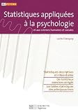 Statistiques appliquées à la psychologie et aux sciences humaines et sociales