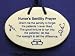 POTTERY WALL PLAQUE WITH SAYING NURSE PRAYER 4X6 INCH OVAL