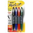 BIC Mark-It Super Duty "Pocket" Permanent Marker - Assorted, 24 Markers
