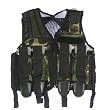 Premium Black/Camo Paintball Airsoft Tactical Gear Vest