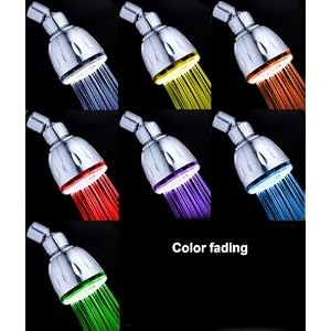 MagicShowerhead SH1026 7 LED Colors Fading Shower Head