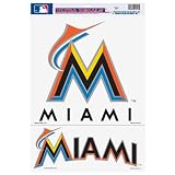 MLB Miami Marlins 11-by-17 Inch Ultra Decal