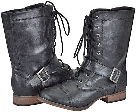 Breckelles Georgia-86 Black Women Riding Boots