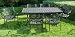 Outdoor Living : 7 PIECE DINING SET #019 VENICE BOAT, OFF WHITE