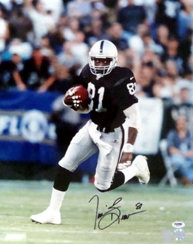 Tim Brown Autographed/Hand Signed Oakland Raiders 16x20 Photo #4 PSA/DNA