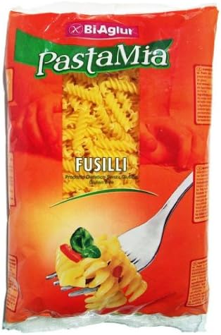 Biaglut Gluten-free Fusilli Pasta, 17.6 Ounce Packages (Pack of 3)