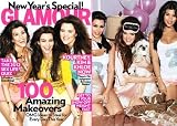 Glamour Magazine - Kim, Kourtney & Khloe Kardashian on Cover (January, 2012)