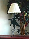 Iron Table Lamp with Cutout