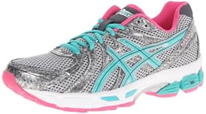 ASICS Women's GEL-Exalt Running Shoe,Lightning/Emerald/Hot Pink,8 M US
