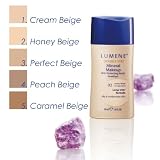 Lumene Double Stay Mineral Makeup for oily & combination skin #4 Peach Beige - 1 Fl Oz