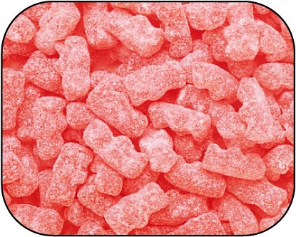 Jelly Belly Hot Cinnamon Bears, 5LBS-Packed by Bayside Candy