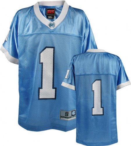 Buy North Carolina Tar Heels Youth -No. 1- Replica Chase Football Jersey
