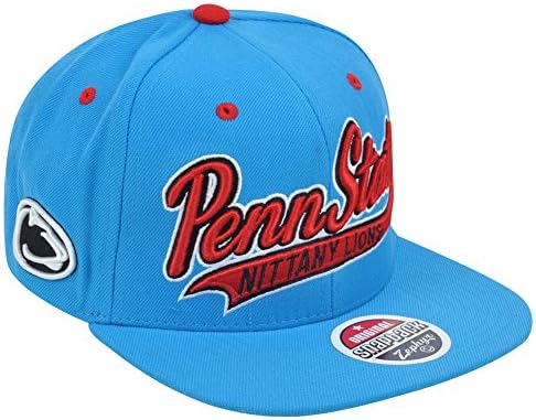NCAA Zephyr Penn State Nittany Lions Atomic Swoop Snapback Flat Bill Hat Cap