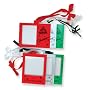 Set of Six Aluminum Photo Frame Ornaments