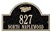 Minnesota Twins MLB Personalized Address Plaque - Black Gold