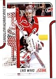 2011/12 Score Hockey Card # 109 Cam Ward Carolina Hurricanes In Protective Display Case !