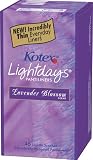 Kotex Lightdays Pantiliners, Everyday Scented, 46 Pantiliners