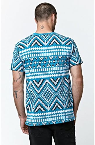 On The Byas Mens Reagan Jacquard Crew T-Shirt