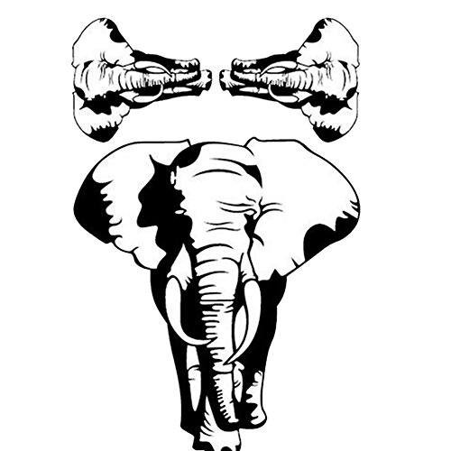 Bakelen Nursery Elephants Cartoon Removable Vinyl Wall Stickers Home Decal Kids Room Decor