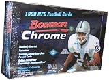 1998 Bowman Chrome Football Cards Unopened Hobby box - Peyton Manning & Randy Moss Rookie Year