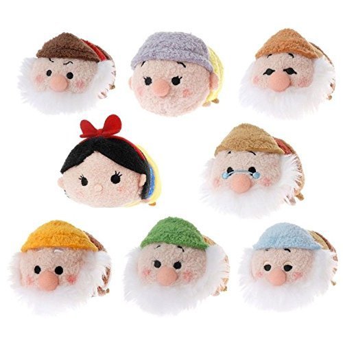 Snow White and the Seven Dwarfs Tsum Tsum Set of 8