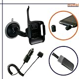 SUPER SET!! Richter KFZ Halterung vibrationsfrei 360� drehbar f�r Apple iPhone 3G 16GB, 8Gb und 3GS Autohalterung mit Kugelgelenk neig- und schwenkbar! INKLUSIVE 3G / 3G s Zubeh�r: mumbi 3G / 3G s KFZ Ladekabel, mumbi 3G Mini Mikrofon und mumbi 3G / 3G s Etui - 
