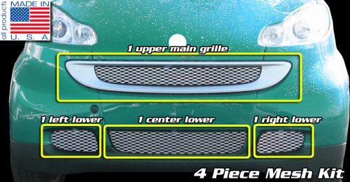 Smart Car Mesh Grille | 2007-2009 07 08 09 | 4 Piece Kit
