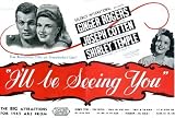 I`LL BE SEEING YOU 1945 Ginger Rogers TRADE ADVERT