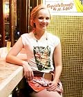 Women's T-shirt: Flowers Lady