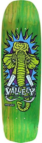 Street Plant Vallely Modern Mammoth Skateboard Deck -8.2x31.8 Light Green w/GRIPTAPE (not applied)