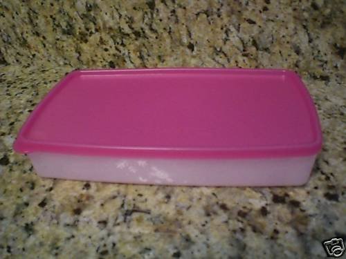 Tupperware FREEZER SQUARE ROUND Rec Shallow 2 1/2 Cups