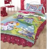Kitchen & Housewares : My Little Pony Pink Panel Single Duvet and Pillowcase Bed Set